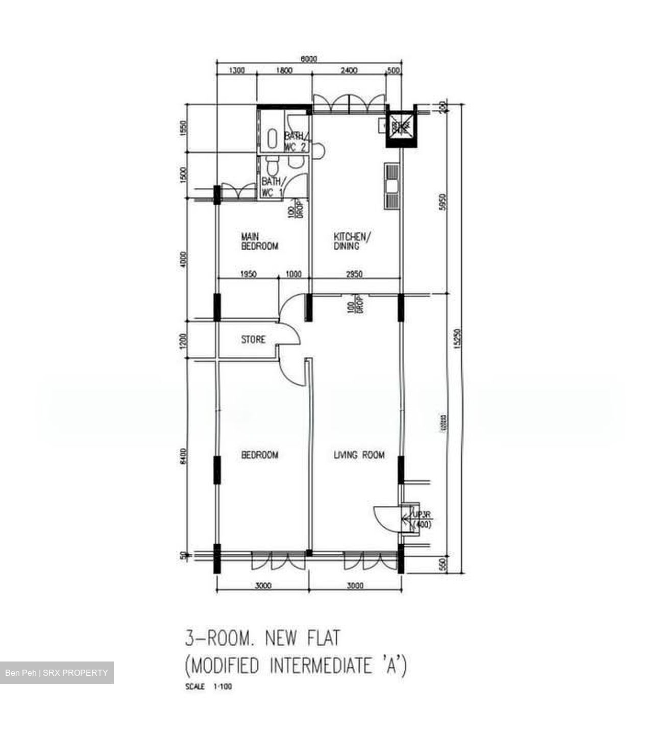 Blk 526 Bedok North Street 3 (Bedok), HDB 3 Rooms #593536961